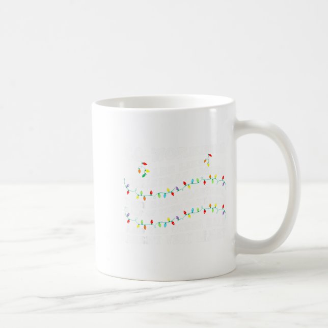 Co-workers Are Like Christmas Lights They Hang Tog Kaffeetasse (Rechts)