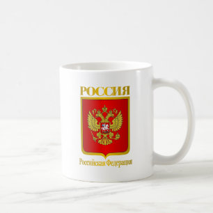 COA der Russischen Föderation Kaffeetasse