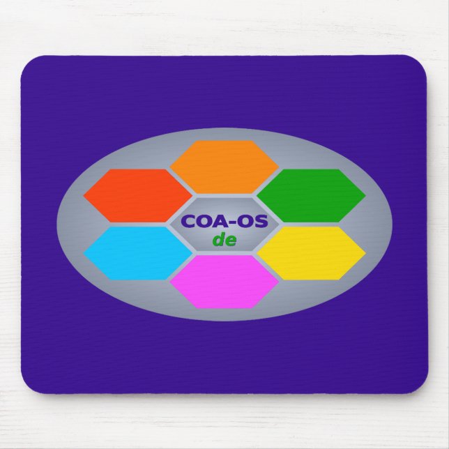 COA-OSde desktop ergonomic Mousepad (Vorne)