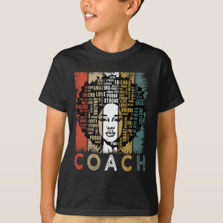 Coach Afro Afroamerikanische Frauen Schwarze Gesch T-Shirt