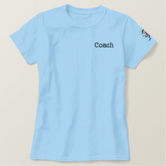 Coach Baseball bestickte Damen Besticktes T-Shirt