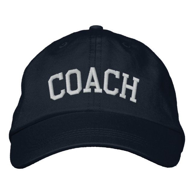 COACH BESTICKTE KAPPE (Vorderseite)