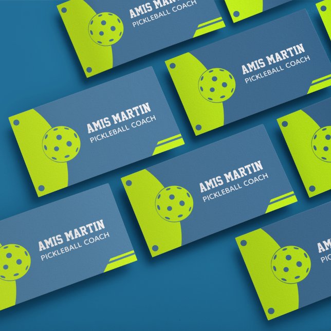 Coach Business Card für Pickleball Visitenkarte (Von Creator hochgeladen)