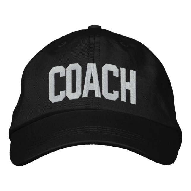 Coach Cap Bestickte Kappe (Vorderseite)