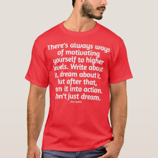 Coach Dan Gable inspirierende Zitat inspirierend T-Shirt