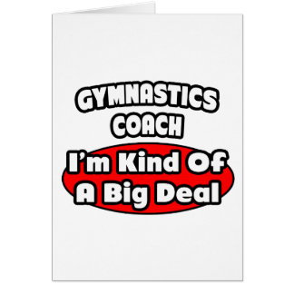 Coach de gymnastique ... Gros accord