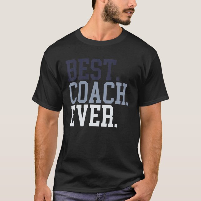 Coach Definition T Funny Coach T-Shirt Bester Coac (Vorderseite)