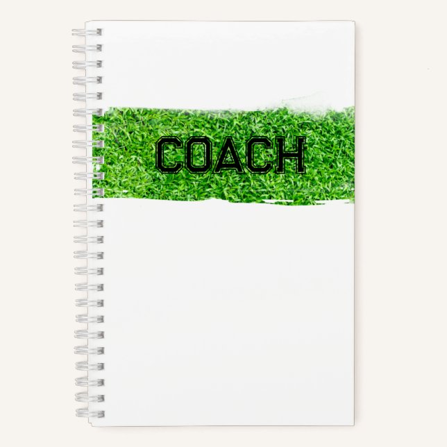 COACH Grass Turm Moderner Sport Notizbuch (Vorderseite)