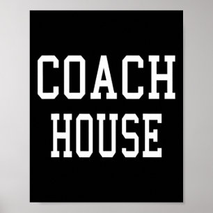 Coach House Maßgeschneiderte Fußball-Mannschaft Poster
