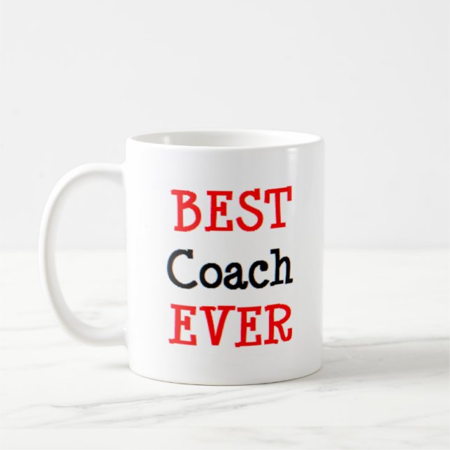 coach, meilleure tasse de café jamais (Gauche)