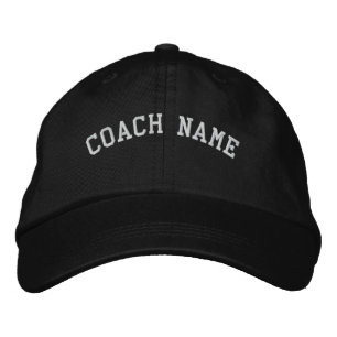 Coach Name Personalisiert bestickte Cap Black Kappe