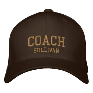 Coach Nom personnalisé Casquette brodé - Brown & O
