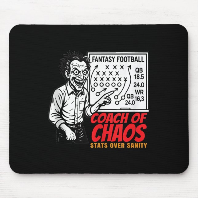 Coach Of Chaos Statistiken über Sanity Fantasy Foo Mousepad (Vorne)