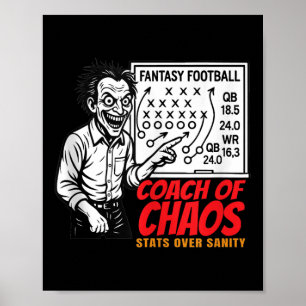Coach Of Chaos Statistiken über Sanity Fantasy Foo Poster