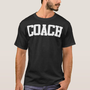 Coach on Back SoftBall Fun Team Coach Gift T-Shirt