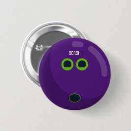 "COACH" Personalisierte Bowling Ball Custom Colors Button
