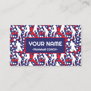 Coach Pickleball American Pickleball Spieler Visitenkarte