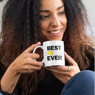 Coach Softball MEILLEUR COACH JAMAIS Café Mug