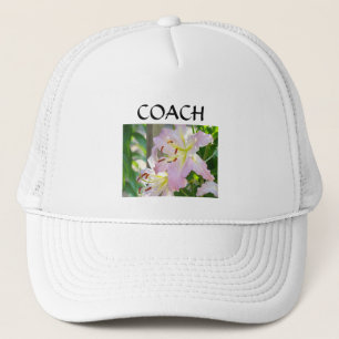 COACH Sporthüte Frauen Ladys Pink Lilies Truckerkappe