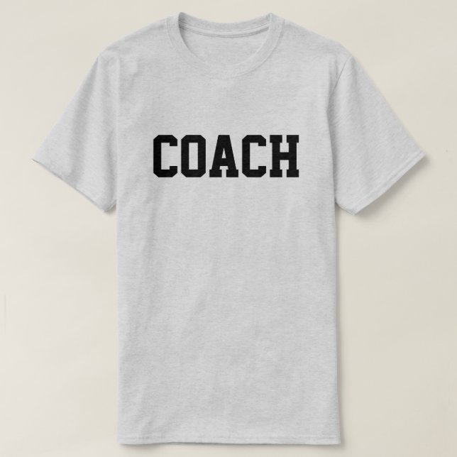 COACH T-SHIRT (AVANT et ARRIÈRE) (Design devant)