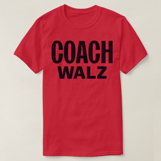 COACH TIM WALZ 2024 T-Shirt (Design vorne)
