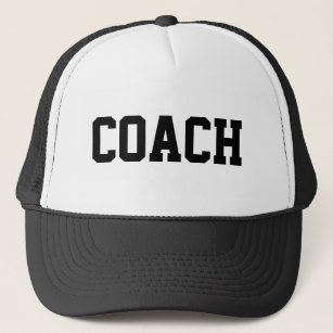 COACH Trucker Hat {Black} Truckerkappe