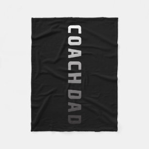 Coach Vater Design - Fußball Basketball-Koach Fleecedecke