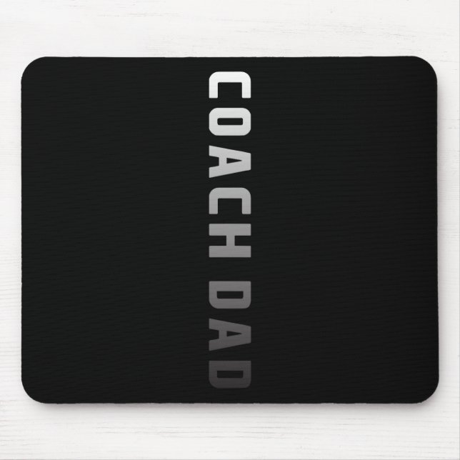 Coach Vater Design - Fußball Basketball-Koach Mousepad (Vorne)