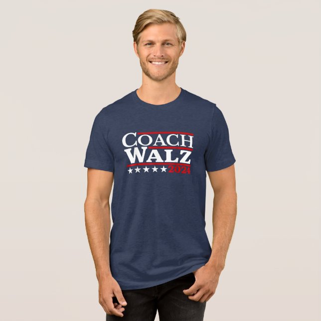 COACH WALZ - HARRIS WALZ 2024 Tri-Blend SHIRT (Vorderseite voll)