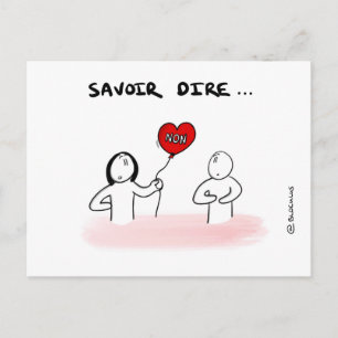 Coaching-Karte: "Nein" sagen Postkarte