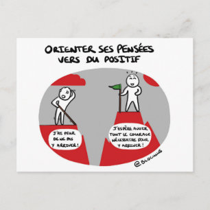 Coachingkarte "Positive Gedanken" Postkarte