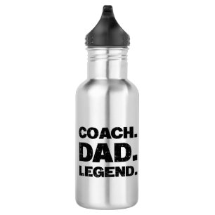 Coachtrainer Vater Legende Lustig Sport Vater Gesc Edelstahlflasche