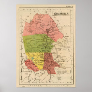 Coahuila, Mexiko Poster