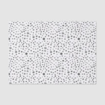 Coal Confetti Wasserfarbe Dots Gewebe Papier
