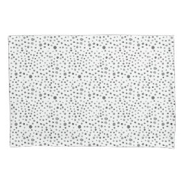 Coal Confetti Wasserfarbe Dots Pillowcase Kissenbezug