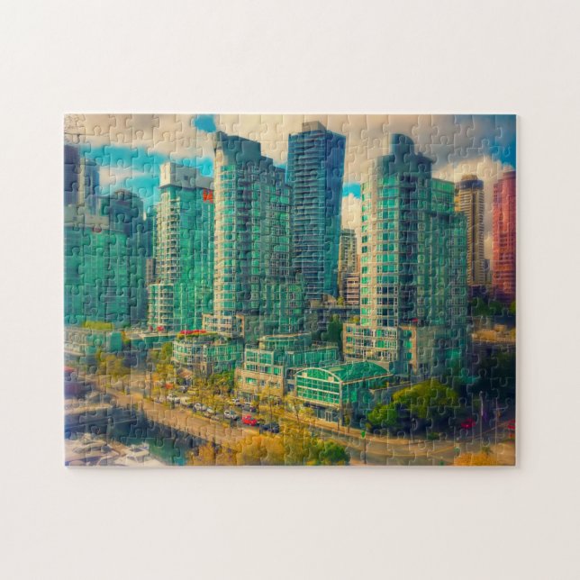 Coal Harbour Vancouver. Jigsaw Puzzle (Horizontal)