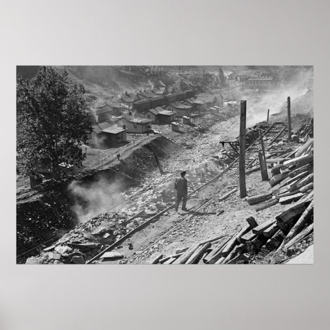 Coal Miner Town: 1935 Poster (Vorne)