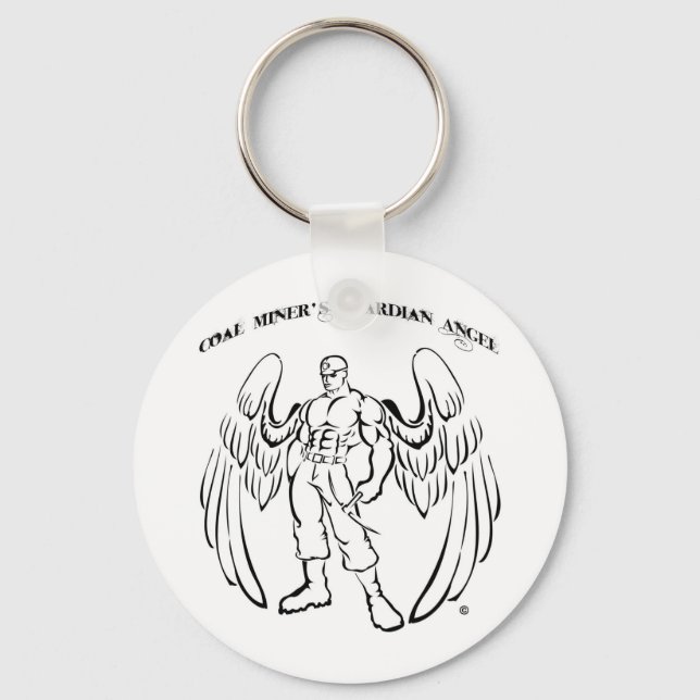 Coal Miner's Guardian Angel Schlüsselanhänger (Vorderseite)