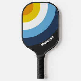 Coal Nightfall Circle Streifen mit Namen Pickleball Schläger