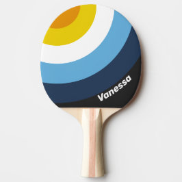 Coal Nightfall Circle Stripe with Name Tischtennis Schläger
