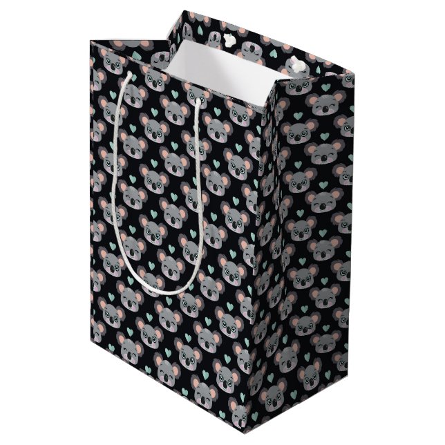 Coalas fofos mittlere geschenktüte (Rückseite Schrägansicht)