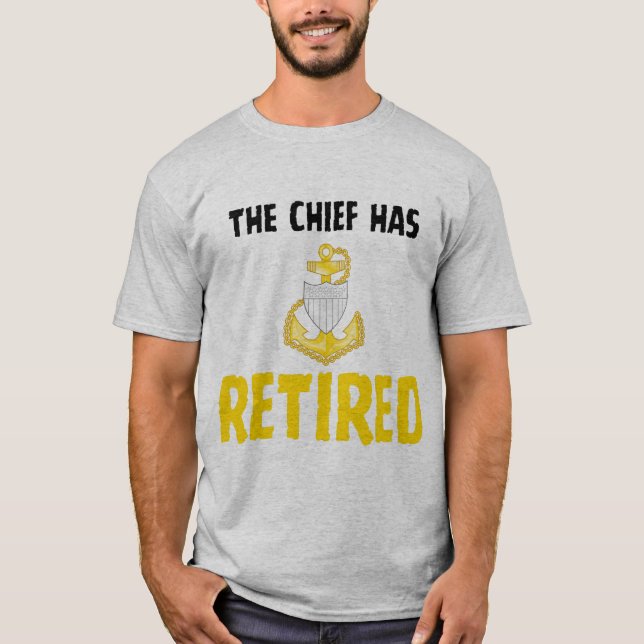 Coast Guard Chief Retired T-Shirt (Vorderseite)