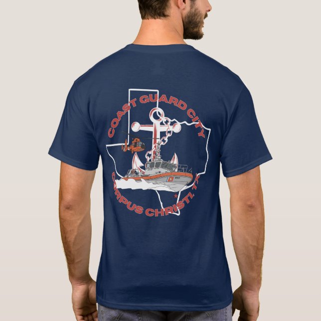 Coast Guard City Corpus Christi, Tx T-Shirt (Rückseite)