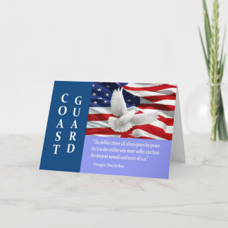Coast Guard Danke MacArthur Quote Card