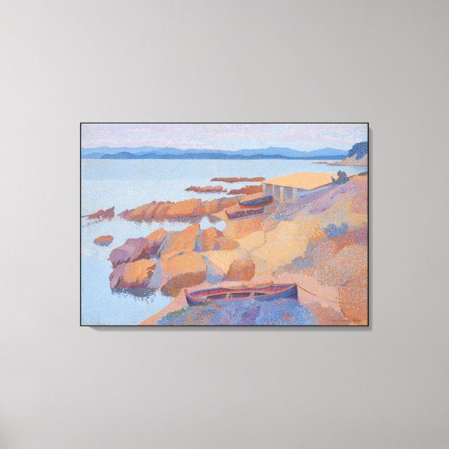 "Coast near Antibes" von Henri Edmond Cross Leinwanddruck (Vorderseite)