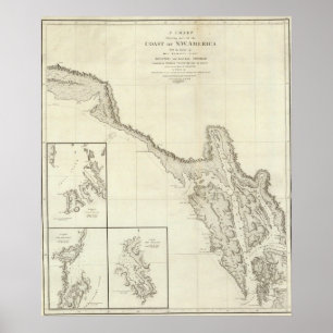 Coast of North West America 5 Poster
