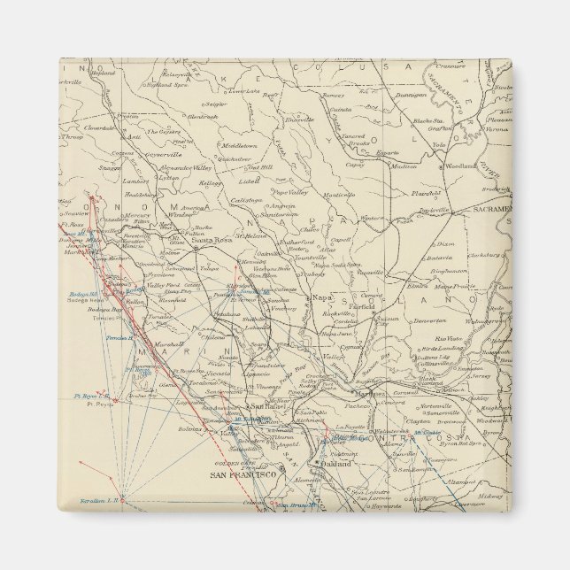 Coast Range Middle California Magnet (Vorne)