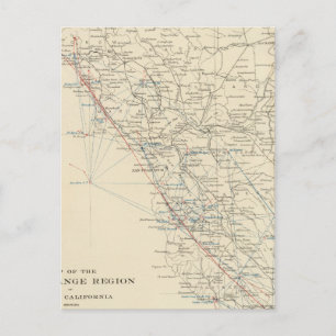 Coast Range Middle California Postkarte