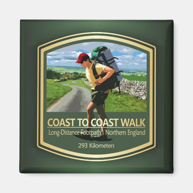 Coast to Coast Walk (PF) Magnet (Vorne)