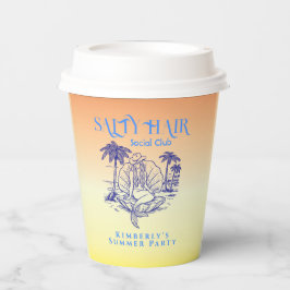 Coast Yellow Meerjungfrau Cowgirl Summer Party Pappbecher
